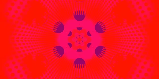 Neonski Tunel Šestkotnik Kaleidoskop 2:1 Univisium 60fps Ohranjevalnik Zaslona Vj Loop