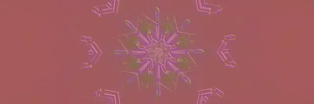 Neon Tunel Roze Pahuljica 3:1 Triple Wide 60fps Čuvar Ekrana VJ Loop