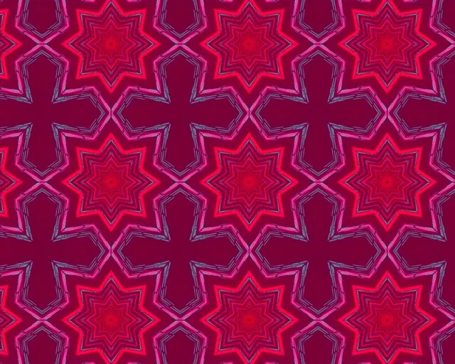 霓虹隧道粉色星形萬花筒 VJ Loop 5:4 工業 60fps 螢幕保護程式