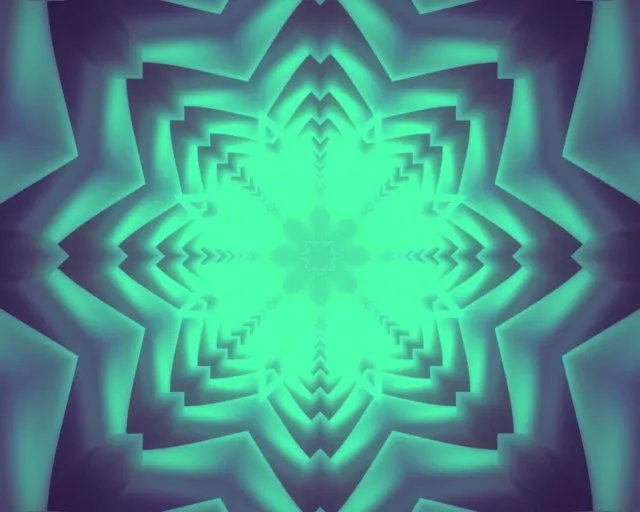 Pulsating Star Neon Tunnel 5:4 Industrial VJ Loop 60fps Screensaver