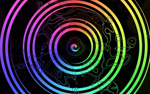 Neon Tunnel | Portal Colorful Gradient 60fps VJ Screensaver