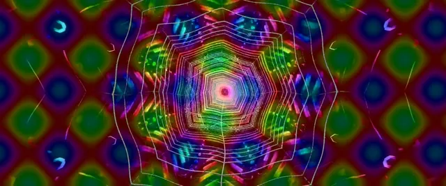 霓虹隧道彩虹蜘蛛網漩渦螢幕保護程式 2.39:1 Cinemascope 60fps VJ Loop