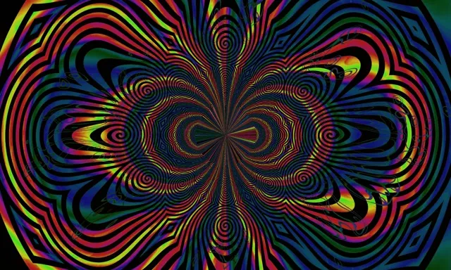 Neon Tunela Espiral Kaleidoskopoa Vj Loop 5:3 Zabal 60fps Pantaila-babeslea