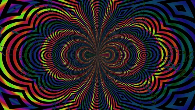 تونل نئون مارپیچ روانگردان محافظ صفحه 4K UHD 60fps VJ Loop