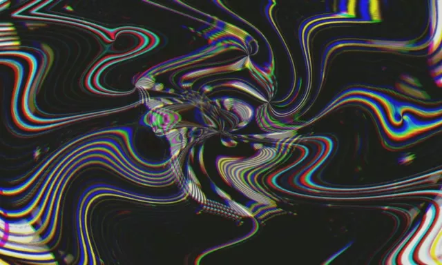 Neon Tunnel Psychedelic Swirl VJ Loop 5:3 Wide 60fps Screensaver