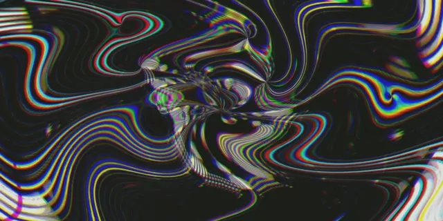 Neon Tunnel Psychedelic Swirl VJ Loop 60fps 2:1 Screensaver