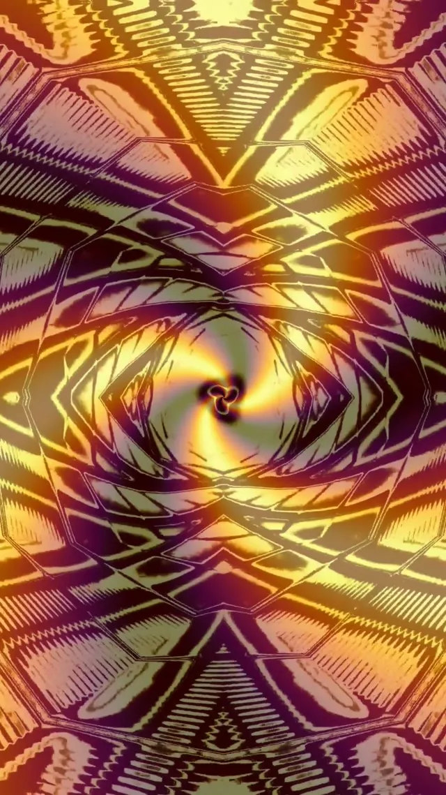 Neon Tunnel Pulzujúci Diamond Vortex 9:16 Reels 60fps VJLoops Screensaver