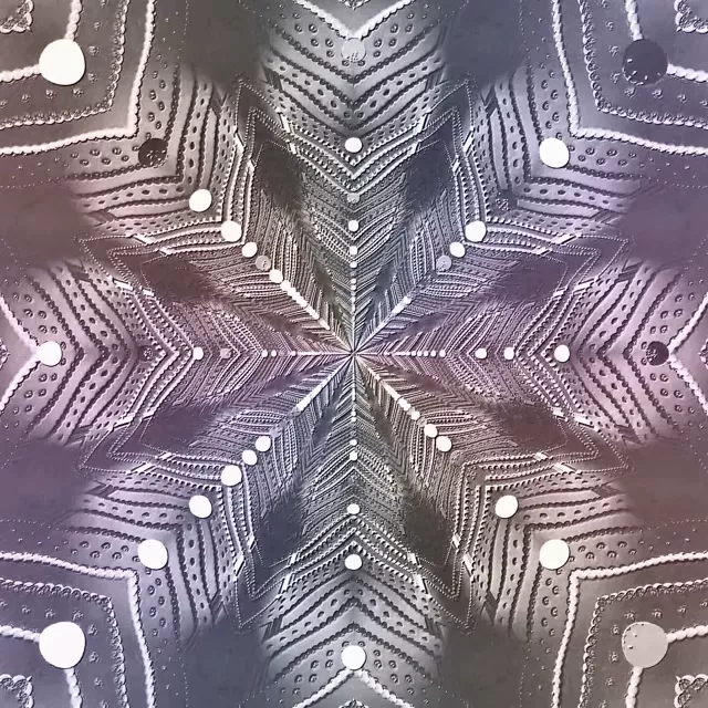 Neon Tunnel Pulsating Kaleidoscope VJ Loop 1:1 Square 60fps Screensaver