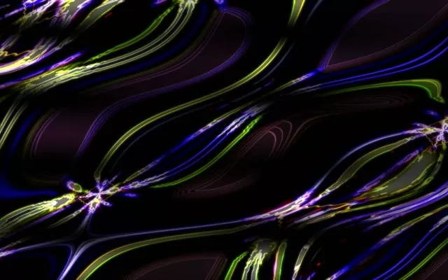 Neon Tunnel Pulsating Light Streaks VJ Loop 16:10 Macbook 60fps Screensaver