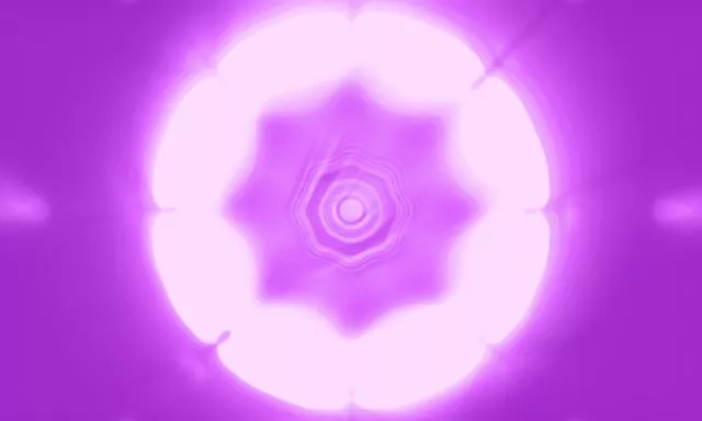 Neon Tunnel Pulsating Magenta Star Vortex 60fps 5:3 Wide Screensaver Loop