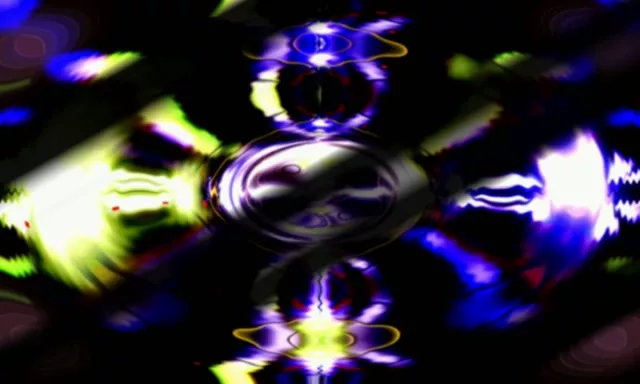 Neon Tunnel Pulsating Orb VJ Loop 5:3 Wide 60fps Screensaver