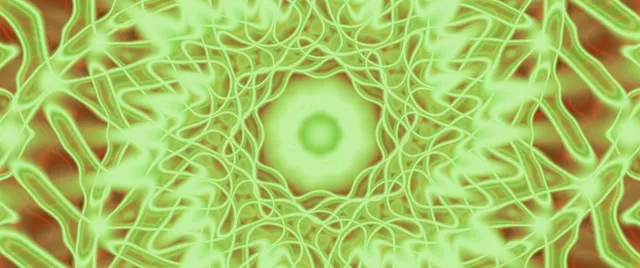 ნეონის ტუნელი პულსირებადი ორგანული ვორტექსი VJLoops 2.39:1 კინემასკოპი 60fps სკრინსეივერი