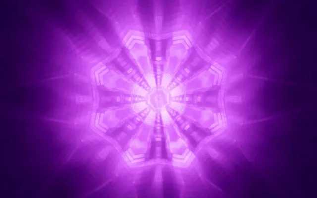 Neon Tunnel Pulsating Star Vj Loop 16:10 Macbook 60fps Screensaver