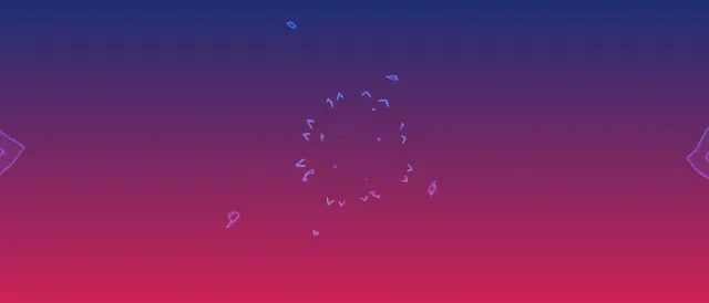 Vibrantni neon tunel sa ljubičasto-ružičastim gradijentom i svetlećim geometrijskim mandala kalejdoskopom, apstraktna VJ petlja