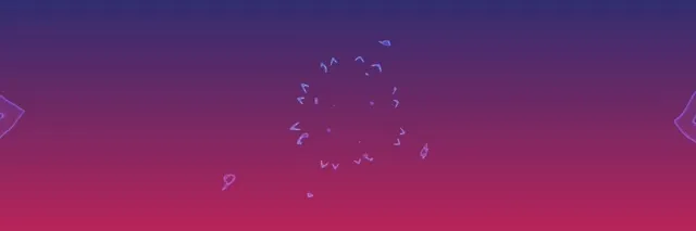 Vibruojantis magneta ir violetinis neoninės lempos tunelis simetrišku kaleidoskopu šablonu, abstraktus geometrinis VJ loop judesys 4K 60fps