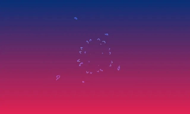 Neon Tünel Fraktal Mandala VJ Loop 5:3 Geniş 60fps Ekran Koruyucu Mavi Pembe