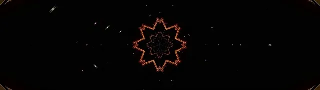 Neon Tunnel Kaleidoskop Zvezdni Izbruh 32:9 Super Ultrawide 60fps Zaslonski Varčevalnik VJ Loop