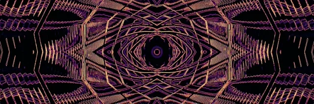 霓虹隧道万花筒之眼 Vj Loop 3:1 三倍宽屏 60fps 屏保