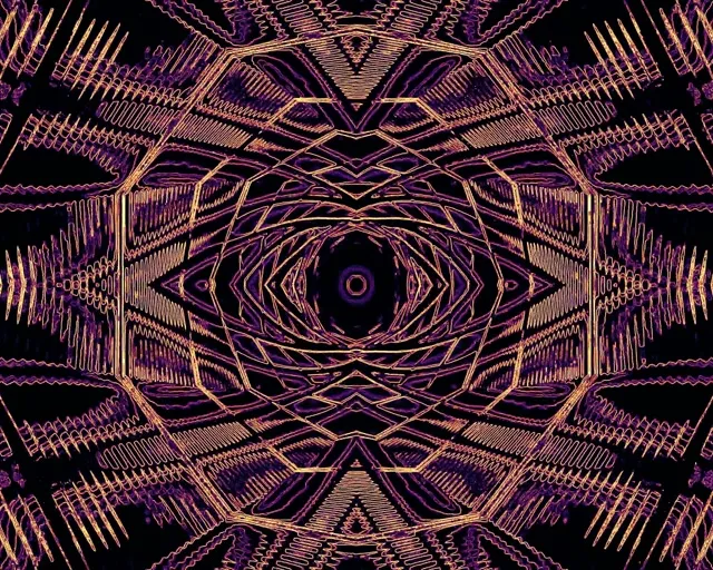 Neon Tunela 5:4 industriala Urre Morea Kaleidoskopoa Vj loop 60fps pantaila-babeslea