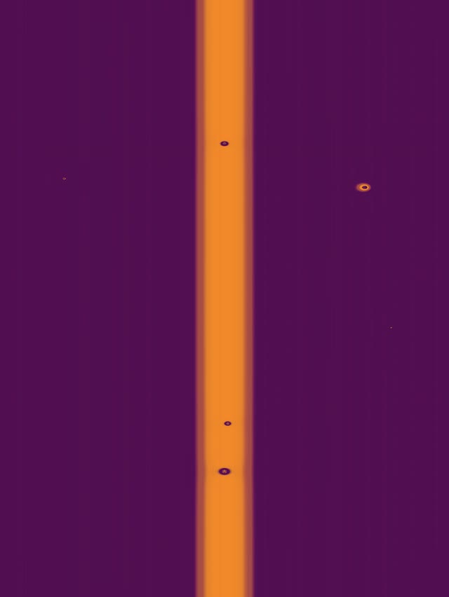 नियॉन टनल बैंगनी ऑरेंज 3:4 आईपैड पोर्ट्रेट 60fps VJLoops स्क्रीनसेवर