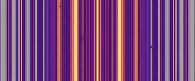 تونل نئون راه راه بنفش نارنجی 2.39:1 Cinemascope 60fps VJLoops Screensaver