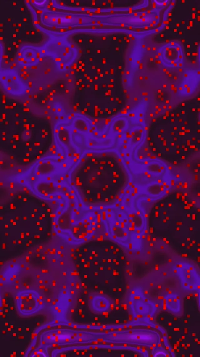 Neon Tünel Mor Blob Vortex Vj Loop 9:16 Reels 60fps Ekran Koruyucu