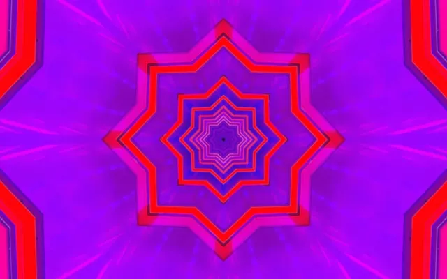 霓虹隧道星形漩涡 VJLoops 16:10 MacBook 60fps 屏保