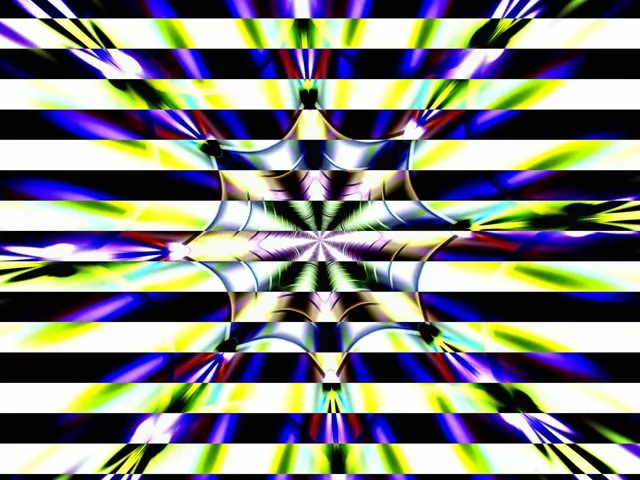 تونل نئون انفجار شعاعی VJLoops 4:3 کلاسیک 60fps صفحه نگهدار انیمیشن