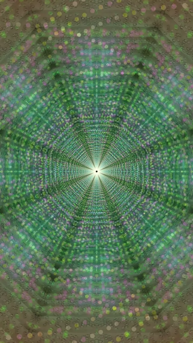 Neon Tunnel Radial Grid Burst 9:16 Reels 60fps Screensaver VJ Loop