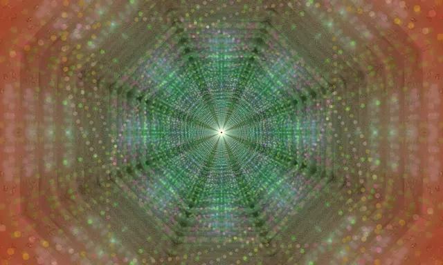 تونل نئون گردابه شبکه شعاعی 5:3 Wide 60fps Screensaver VJLoops