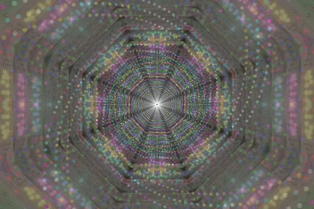 Neon Tunnel Radial Vortex Grid 3:2 Surface 60fps Screensaver VJ Loop