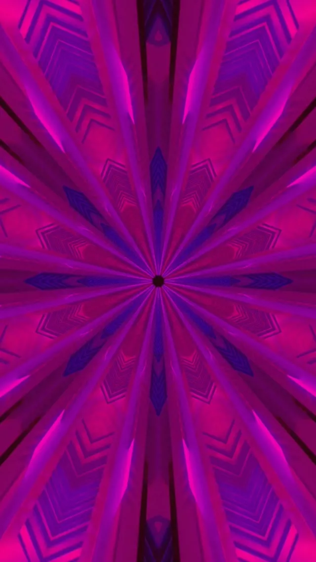 Neon Tunnel Radiant Starburst VJLoops 9:16 Reels 60fps Screensaver
