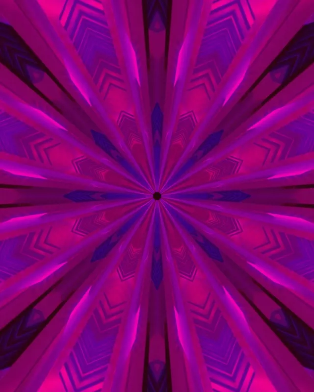 Tunnel Néon Vortex Diamant Radiant 4:5 Instagram 60fps Screensaver VJ Loop