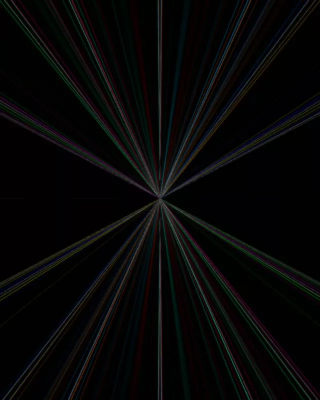 Neon Tunnel Radiating Lines Vortex 4:5 Instagram 60fps Screensaver Loop