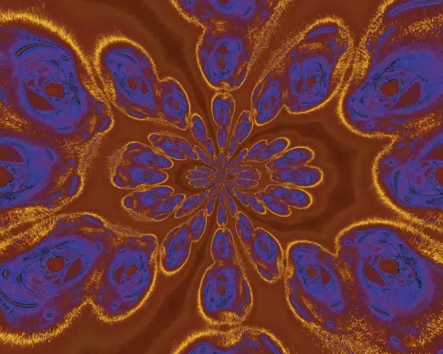 Neoon Tunnel Kaleidoskoop Plahvatus VJ Loop 5:4 Tööstuslik 60fps Ekraanisäästja