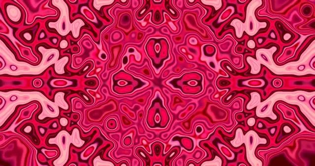 Red Neon Tunnel Kaleidoscope 4k uhd 60fps Screensaver Vj loop