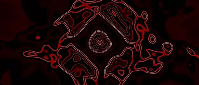 Twnnel Neon Vortecs Diemwnt Coch Vj Loop 21:9 Ultrawide 60fps Arbedwr Sgrin