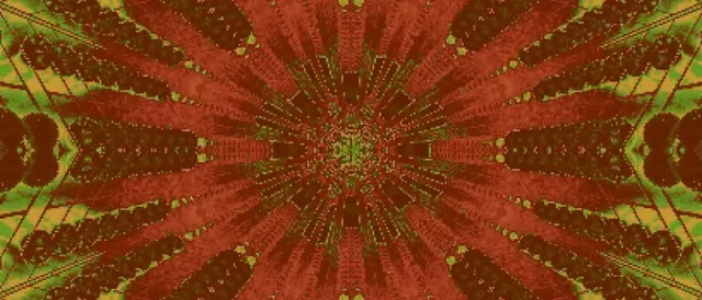 Neon Alagút Piros Fraktál Robbanás 21:9 Ultraszéles 60fps Képernyővédő Vj Loop