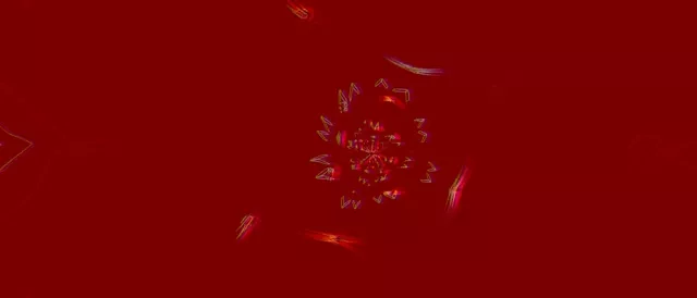 Tunnel Néon Fractale Kaléidoscope Explosion VJLoops 21:9 Ultrawide 60fps Économiseur d'écran