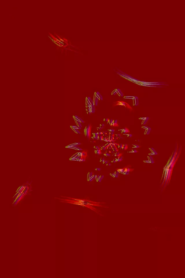 تونل نئون فرکتال کالیدوسکوپ انفجار VJ Loop 2:3 عکس عمودی 60fps محافظ صفحه