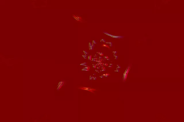 Túnel de Neó Fractal Calidoscopi Explosió VJ Loop 3:2 Surface 60fps Estalvi de Pantalla