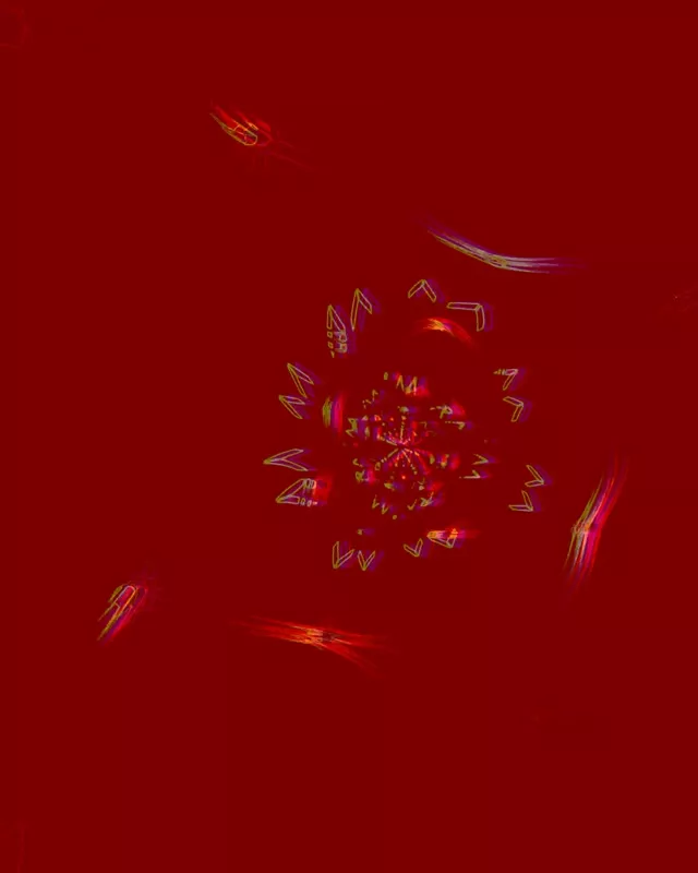 Neon Tunel Fraktalno Cvjetanje VJ Loop 4:5 Instagram 60fps Čuvar Ekrana