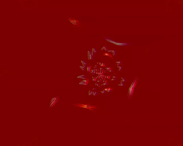 霓虹隧道分形萬花筒爆發 VJ Loop 5:4 工業 60fps 螢幕保護程式