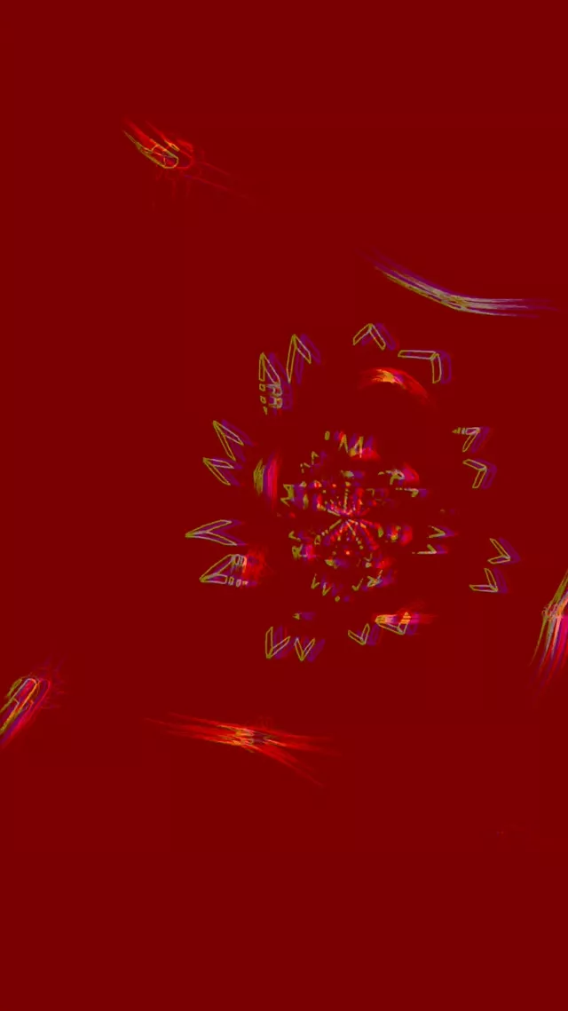 Neon Alagút Kaleidoszkóp Kitörés VJ Loop 9:16 Reels 60fps Képernyővédő