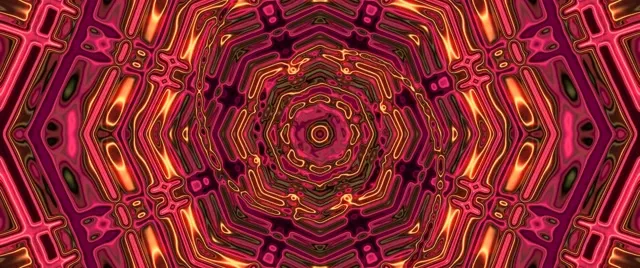 Túnel de Neó Vòrtex Octàgon Fractal VJLoops 2.39:1 Cinemascope 60fps Estalviapantalles