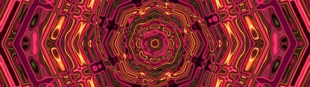 Neon Tunnel Kaleidoskop Wirbel 32:9 Super Ultrawide 60fps Bildschirmschoner VJ Loop