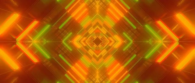 Neon Tunel Dijamantni Vrtlog VJ Loop 21:9 Ultrawide 60fps Čuvar Ekrana