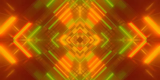 霓虹隧道鑽石漩渦 VJ Loop 2:1 Univisium 60fps 螢幕保護程式