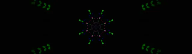 Neon Tunnel Kaleidoscoop Ster Uitbarsting 32:9 Super Ultrawide 60fps Screensaver VJLoops