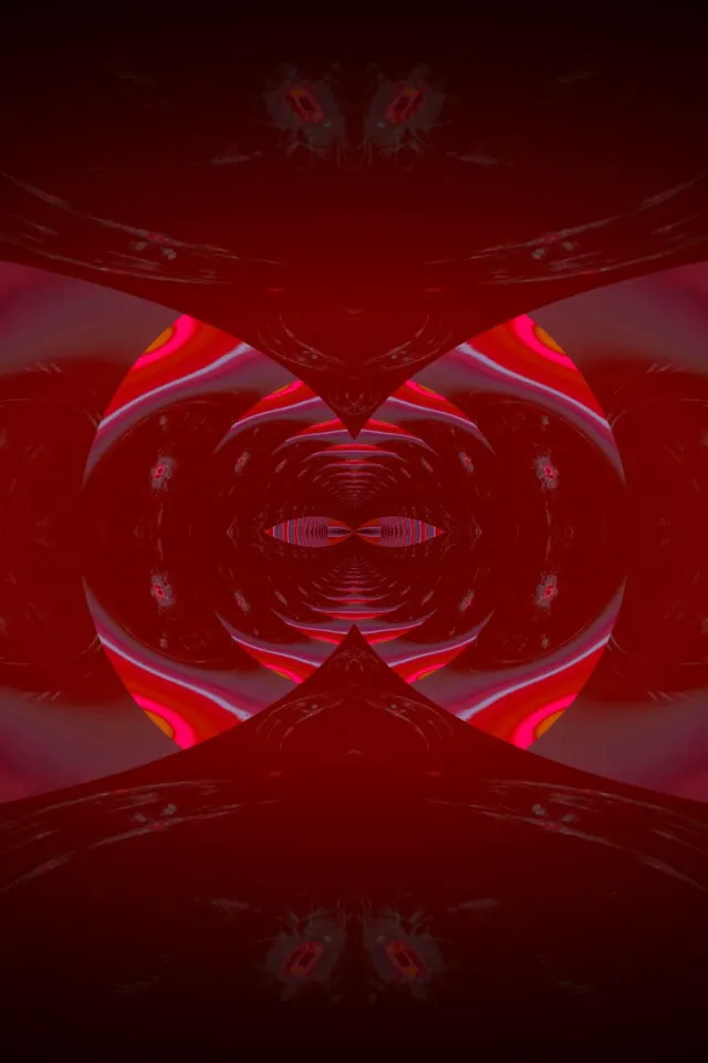 neon tunnel red silk kaleidoscope 2:3 photo portrait 60fps screensaver live wallpaper